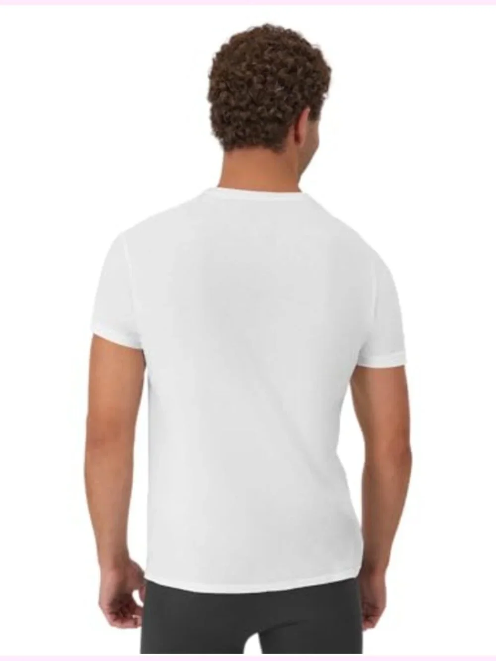 Men's Cotton Undershirts Multi-Pack Crew Neck Short Sleeve